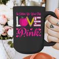 In October We Wear Pink Love Teacher Breast Cancer Awareness Graphic Print Coffee Mug, funny design In October We Wear Pink Love Teacher Breast Cancer Awareness Graphic Print Coffee Mug, funny design