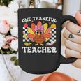 One Thankful Teacher Turkey Thanksgiving Teaching Graphic Print Coffee Mug, funny design One Thankful Teacher Turkey Thanksgiving Teaching Graphic Print Coffee Mug, funny design