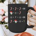 Order Of Operations Quiz Math Teacher Christmas Graphic Print Coffee Mug, funny design
