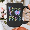 P Is For Pre-K Preschool Teacher Tie Dye Back To School Graphic Print Coffee Mug, funny design P Is For Pre-K Preschool Teacher Tie Dye Back To School Graphic Print Coffee Mug, funny design