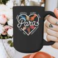 Para Heart Paraprofessional Teacher Paraeducator Graphic Print Coffee Mug, funny design Para Heart Paraprofessional Teacher Paraeducator Graphic Print Coffee Mug, funny design