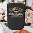 Paraprofessional Vintage Para Teacher 60s 70s 80s Graphic Print Coffee Mug, funny design Paraprofessional Vintage Para Teacher 60s 70s 80s Graphic Print Coffee Mug, funny design