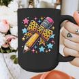 Pencil Leopard Coquette Bow Teacher Life Back To School Graphic Print Coffee Mug, funny design Pencil Leopard Coquette Bow Teacher Life Back To School Graphic Print Coffee Mug, funny design