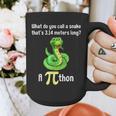 Pi Day Puns Pithon Math Teacher Jokes Women Men Kids Graphic Print Coffee Mug, funny design