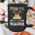 Pirate Math Teacher Skull Pirate Halloween Costume Graphic Print Coffee Mug, funny design Pirate Math Teacher Skull Pirate Halloween Costume Graphic Print Coffee Mug, funny design