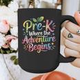 Pre-K Where The Adventure Begins Preschool Teachers Students Graphic Print Coffee Mug, funny design Pre-K Where The Adventure Begins Preschool Teachers Students Graphic Print Coffee Mug, funny design