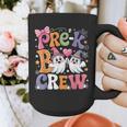 Pre-K Boo Crew Pre-K Teacher Student Kids Halloween Graphic Print Coffee Mug, funny design