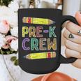 Pre-K Crew PreK Teachers Back To School Graphic Print Coffee Mug, funny design