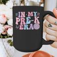 In My Pre K Era Groovy Back To School First Day Teacher Kids Graphic Print Coffee Mug, Groovy Teacher Gifts, funny design
