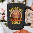 Preschool Gobble Squad Cute Turkey Thanksgiving Teacher Graphic Print Coffee Mug, funny design Preschool Gobble Squad Cute Turkey Thanksgiving Teacher Graphic Print Coffee Mug, funny design