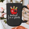 Pretend I'm A Pirate Teacher Apple Talk Like A Pirate Day Men Women Kids Graphic Print Coffee Mug, funny design Pretend I'm A Pirate Teacher Apple Talk Like A Pirate Day Men Women Kids Graphic Print Coffee Mug, funny design
