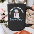 Proud Supporter Of Snow Days Teacher Graphic Print Coffee Mug, funny design