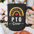 PTO Crew Parent School Volunteer Board Mom Parent Teacher Graphic Print Coffee Mug, Couple Gifts, funny design