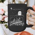 Read In Peace Skeleton Halloween Book Reading Spooky Teacher Graphic Print Coffee Mug, funny design