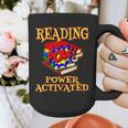 Reading Super Power Activated Superhero Teacher Or Student Men Women Girls Kids Graphic Print Coffee Mug, Super Teacher Gifts, funny design