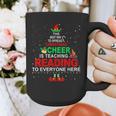 Reading Teacher Christmas Shirt Elf Christmas Cheer For Men Women Graphic Print Coffee Mug, funny design