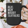 Real Men Marry Teachers Future Husband Wife Engagement Graphic Print Coffee Mug, funny design Real Men Marry Teachers Future Husband Wife Engagement Graphic Print Coffee Mug, funny design