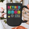 Retired Science Teacher Periodic Table Teacher Life Graphic Print Coffee Mug, Science Teacher Gifts, funny design