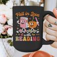 Retro Fall In Love With Learning Pumpkin Autumn Teacher Graphic Print Coffee Mug, funny design Retro Fall In Love With Learning Pumpkin Autumn Teacher Graphic Print Coffee Mug, funny design