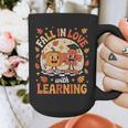 Retro Fall In Love With Learning Pumpkin Leaf Teacher Autumn Graphic Print Coffee Mug, funny design Retro Fall In Love With Learning Pumpkin Leaf Teacher Autumn Graphic Print Coffee Mug, funny design
