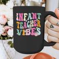 Retro Infant Teacher Vibes Women Daycare Teacher Graphic Print Coffee Mug, funny design Retro Infant Teacher Vibes Women Daycare Teacher Graphic Print Coffee Mug, funny design