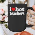 Retro I Love Hot Teachers Vintage I Heart Hot Teacher Men Women Girls Kids Graphic Print Coffee Mug, funny design
