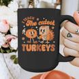 Retro I Teach The Cutest Turkey Thanksgiving Pumpkin Teacher Graphic Print Coffee Mug, funny design Retro I Teach The Cutest Turkey Thanksgiving Pumpkin Teacher Graphic Print Coffee Mug, funny design
