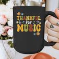 Retro Thankful For Music Floral Music Teacher Thanksgiving Men Women Graphic Print Coffee Mug, funny design Retro Thankful For Music Floral Music Teacher Thanksgiving Men Women Graphic Print Coffee Mug, funny design