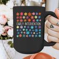 Retro Wildflower Early Intervention Teacher Interventionist Graphic Print Coffee Mug, funny design Retro Wildflower Early Intervention Teacher Interventionist Graphic Print Coffee Mug, funny design