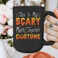 This Is My Scary Math Teacher Costume Halloween Graphic Print Coffee Mug, funny design