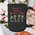 School Office Clerk Creepin' It Real HALLOWEEN Teacher Shirt Graphic Print Coffee Mug, funny design