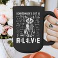 Schrodinger's Cat Dead And Alive Physics Teacher Graphic Print Coffee Mug, funny design