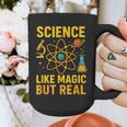 Science Like Magic But Real Nerdy Teacher Graphic Print Coffee Mug, Science Teacher Gifts, funny design