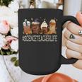 Science Teacher Horror Fall Coffee Halloween Pumpkin Autumn Graphic Print Coffee Mug, Science Teacher Gifts, funny design