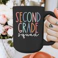 Second Grade Squad 2nd Grade Teacher Women Back To School Graphic Print Coffee Mug, 2nd Grade Teacher Gifts, funny design