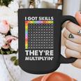 I Got Skills They'Re Multiplying Nerd Math Teacher Graphic Print Coffee Mug, funny design I Got Skills They'Re Multiplying Nerd Math Teacher Graphic Print Coffee Mug, funny design