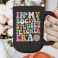 In My Social Studies Teacher Era Cute Social Studies Teacher Graphic Print Coffee Mug, funny design