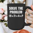 Solve The Problem 67 Teacher Graphic Print Coffee Mug, funny design Solve The Problem 67 Teacher Graphic Print Coffee Mug, funny design
