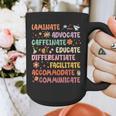 SPED Caffeinate Advocate Laminate Educate Teacher Facilitate For Men Women Graphic Print Coffee Mug, funny design SPED Caffeinate Advocate Laminate Educate Teacher Facilitate For Men Women Graphic Print Coffee Mug, funny design