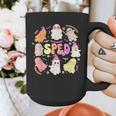 SPED Teacher Halloween Spooky Special Education Team Men Women Kids Graphic Print Coffee Mug, funny design