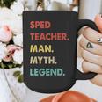 Sped Teacher Man Myth Legend Graphic Print Coffee Mug, funny design