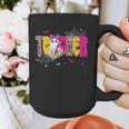 Spooky Halloween Teacher Para Counselor SPED Preppy Boo Kids Graphic Print Coffee Mug, funny design