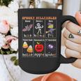 Spooky Syllables Halloween Teacher Student Education Graphic Print Coffee Mug, funny design Spooky Syllables Halloween Teacher Student Education Graphic Print Coffee Mug, funny design