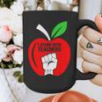 I Stand With Teachers Tshirt Graphic Print Coffee Mug, funny design