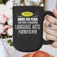 Super Language Arts Teacher Have No Fear T-Shirt Graphic Print Coffee Mug, Super Teacher Gifts, funny design