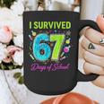 I Survived 67 Days Of School 67 Meme Science Teacher Graphic Print Coffee Mug, Science Teacher Gifts, funny design I Survived 67 Days Of School 67 Meme Science Teacher Graphic Print Coffee Mug, Science Teacher Gifts, funny design