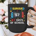 I Survived 67 Days Of School 67 Teacher Squad Matching Graphic Print Coffee Mug, funny design I Survived 67 Days Of School 67 Teacher Squad Matching Graphic Print Coffee Mug, funny design