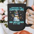 Surviving The Teacher Life Pjs Pajamas Christmas Xmas Teache Graphic Print Coffee Mug, funny design Surviving The Teacher Life Pjs Pajamas Christmas Xmas Teache Graphic Print Coffee Mug, funny design