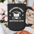 SYLLABUS PROFESSOR TEACHER Graphic Print Coffee Mug, funny design
