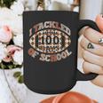 I Tackled 100 Days Of School Football Boys Girls Teachers Graphic Print Coffee Mug, funny design